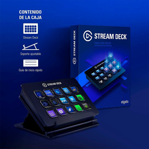 Imagen 9 de 10 de Stream Deck Elgato 15 Botones Lcd Customizables Streaming