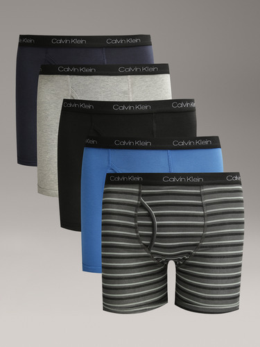 Pack 5 Bóxers Brief Para Niño Multicolor Calvin Klein