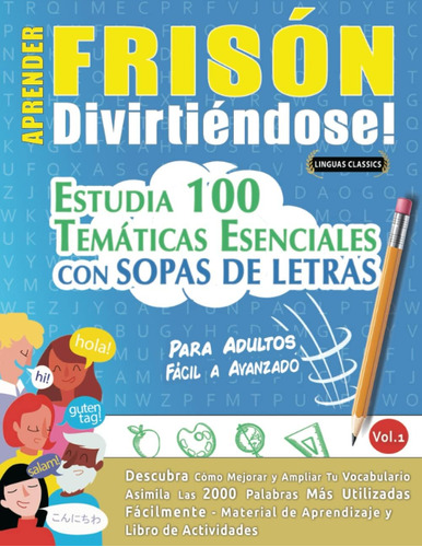 Libro: Aprender Frisón Divirtiéndose! - Para Adultos: Fácil 