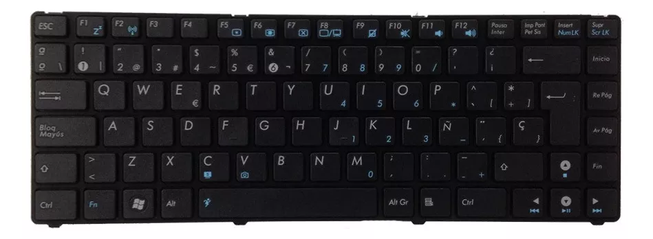 Primera imagen para búsqueda de teclado asus laptop