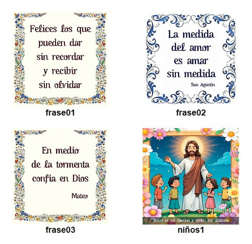 Jesus Imagen En Azulejos Mosaicos Decorativos De 15x15 Cms Agua