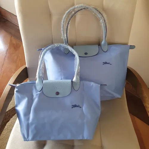 Bolsa Longchamp Al a Longa Azul Tam. Grande