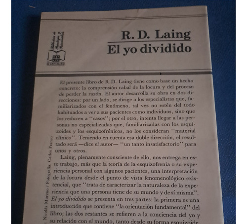 Libro El Yo Dividido (Usado)