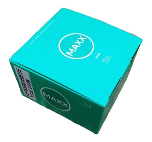 Preservativos Maxx Mega X 36u (12x3) | Mas Ancho | 56mm