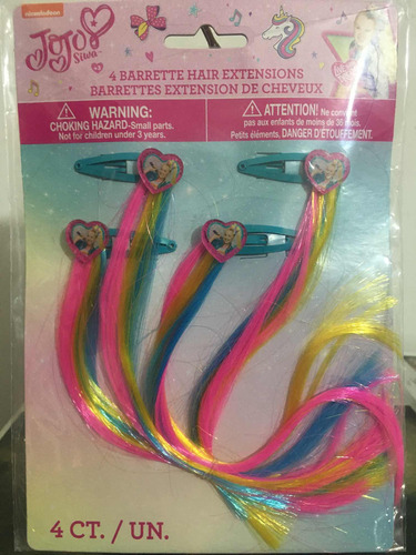 Ganchos Extensión Multicolor Jojo Extensiones De Pelo 4pzas