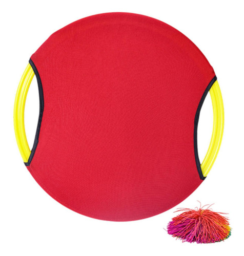 Trampoline Paddle Ball Set Kids Play Parent Paddle Rojo