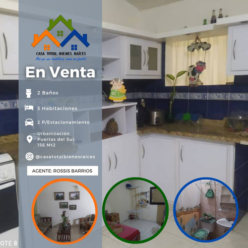 Se Vende Casa En Urbanización Puertas Del Sur 