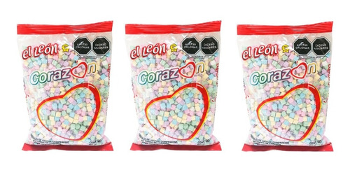 3 Kgs Dulce Comprimido Pastillas Corazones Perfumados Amor