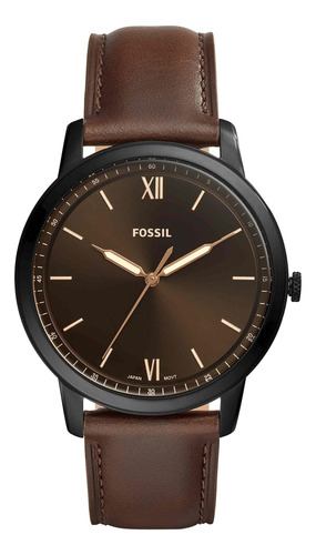 Reloj Fossil Minimalist Fs5551 Para Hombre De Acero Inoxidab