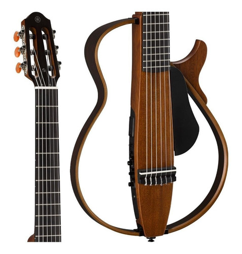 Imagen 3 de 3 de Guitarra clásica Yamaha SLG200N para diestros natural