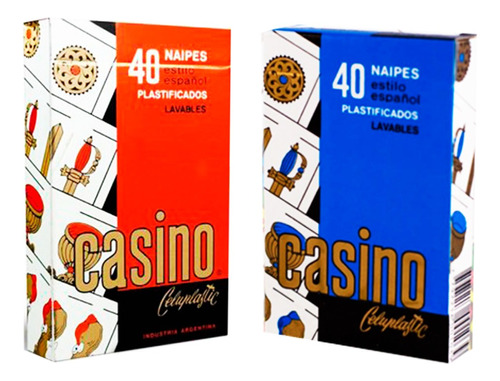 Naipes De 40 Cartas  Casino  Pack X 12