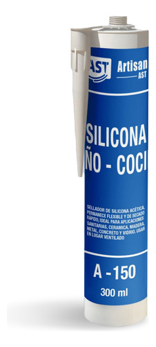 Silicona Acetica Transparente Cartucho A-150 Ast