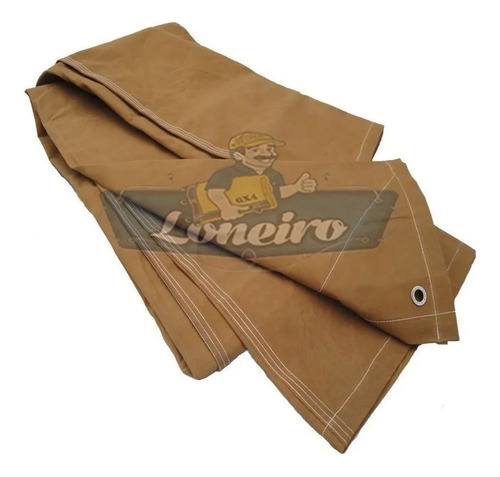 Lona Ripstop Algodão Tela Toldo Sombreamento Multiuso Caqui Shade 6x5 Mts Proteção Sol Chuva Granizo Garagem Carro