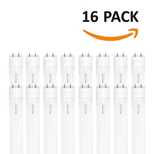 (16-pack) Barrina T8 T10 T12 Luz Led Tubo De 4 Pies De 24w 6