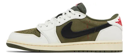 Zapatillas Nike Air Jordan 1 Low Travis Scott Reverse Olive (Usado)