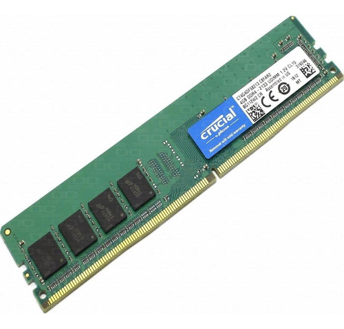 Memoria Ram Crucial 4gb Ddr4 2400mhz Dimm - Techbox