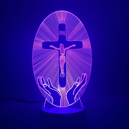 Luz Nocturna Led D Para Decoración, Lámpara De La Santísima