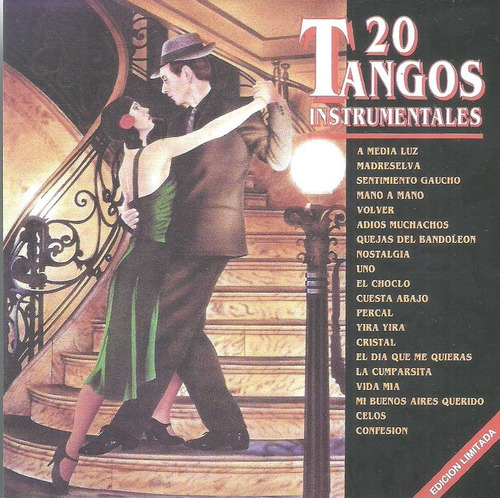 20 Tangos Instrumentales | Cd Música Nuevo