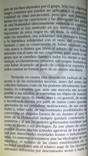 Sociedad Secreta - Libro De Esoterismo - Sectas - Masonería (Usado)