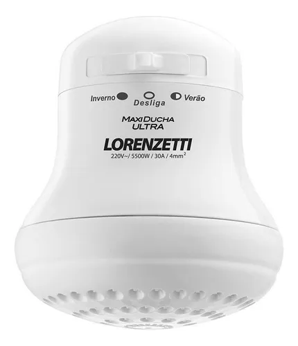 comprar Ducha eléctrica de pared Lorenzetti Maxi Ducha Ultra blanco 5500W 220V