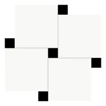 Comprar Ceramica Blanca 20x20 C\u002F Taco Negro Revestimiento Piso Pared