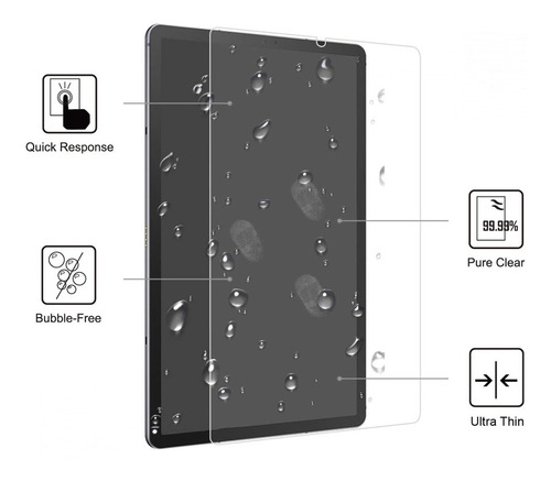Película De Vidro Temperado Tablet Galaxy Tab S6 Lite 10.4 P610 P615 P620