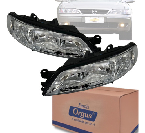 Par Farol Gm Vectra 2000 A 2005 Sem Motor Elétrico Orgus