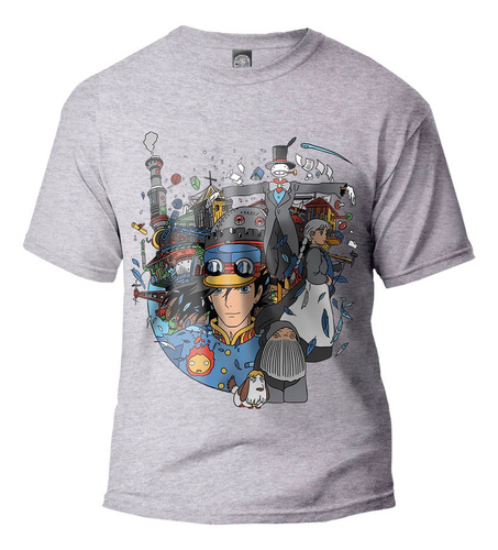 Playera El Castillo Volador Ghibli Hayao Miyazaki