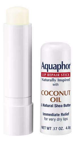 Bálsamo hidratante reparador labial de coco Aquaphor