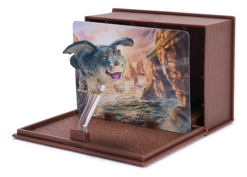 Dreamworks, Dragons, How to Train Your Dragon, Universo de Berk: Set del Libro de los dragones, 3 dragones coleccionables y cartas con soportes de exhibición para niños a partir de 4 años