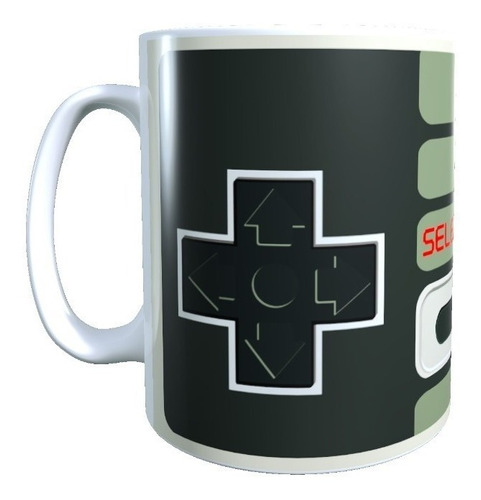 Taza Control Nintendo Videojuego Clasico Retro