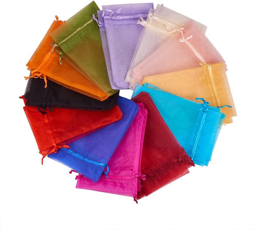 Bolsas Para Regalos Pandahall  De Organza