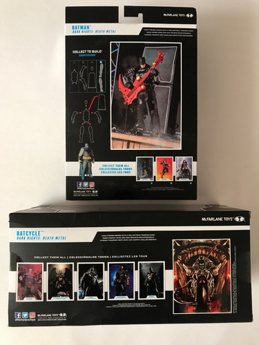 Batman Death Metal Con Guitarra Y Batcycle Mcfarlane Dc Mult (Usado)