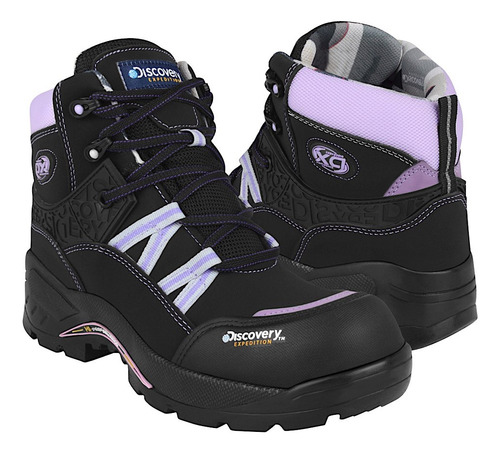 Botines Dama Discovery Expedition 2503 Simipiel Negro