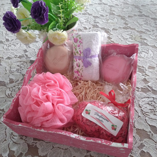 Set Woman Fresh Jabon+esponja+toalla+sales/popurri Aromatico