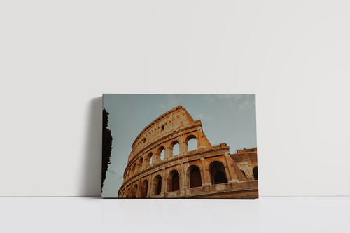 Cuadro Coliseo Italia Roma 80x120cm Lienzo - Canvas