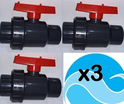 Imagen 2 de 7 de Válvula Uniblock Vasser D50 X3 Unidades Hidráulica Rubber