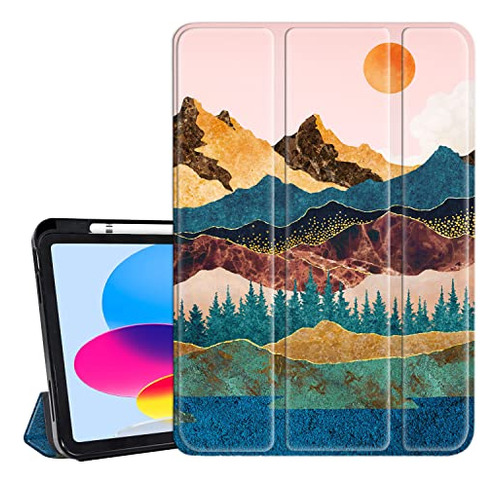 Hi Space iPad 10th Generation Nature Mountain Sunset Case Ip