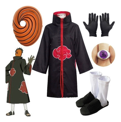 Disfraz Cosplay De Z Tobi Para Niños Máscara Obito Carnaval