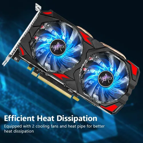 Tarjeta Gráfica Aisurix Rx 580, 2048sp, Real 8gb, Gddr5, 25.