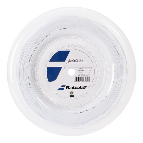 Corda Babolat Synthetic Gut 16 1.30mm Branco - Rolo Com 200m