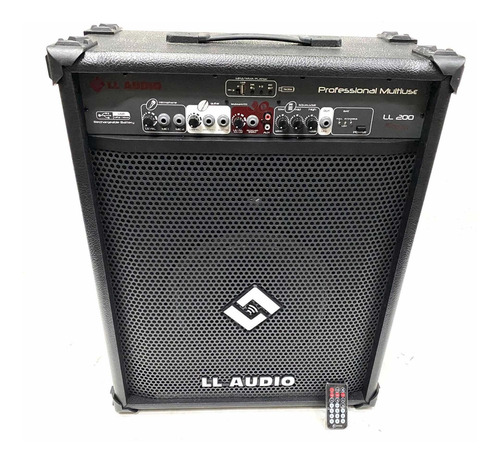 Caixa De Som Multiuso Amplificada Recarregavel Ll200usb 12v