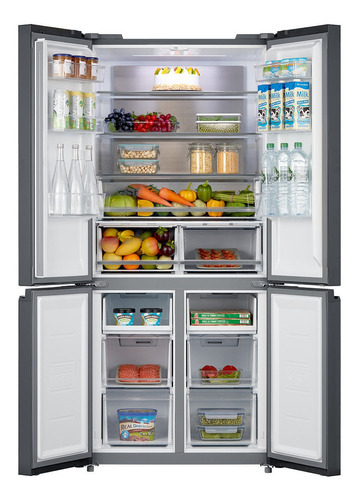 Heladera James Multidoor Inverter Clase A 486 Lts Inox Color Plateado