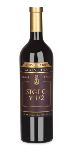 Vino Malbec Goyenechea Siglo Y 1/2 Aniversario Vinos Finos