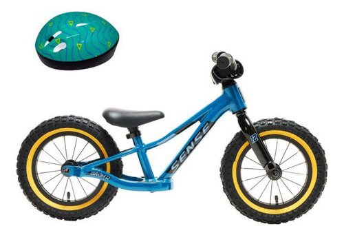Bicicleta Equilibrio Sense Grom Aro 12 Azul/preto 2024