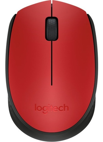 Mouse Inalámbrico Logitech  M170 Rojo- Playfactory