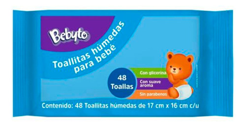 Toallitas Humedas Bebyto 48 Pzas