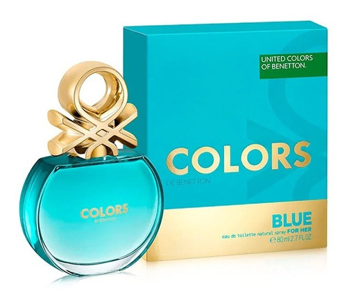 Perfume Benetton Colors Blue 80ml Original Dama
