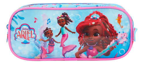 Kit De Mochila Escolar A Pequena Sereia Kit Ariel Ps X Va25 - Azul