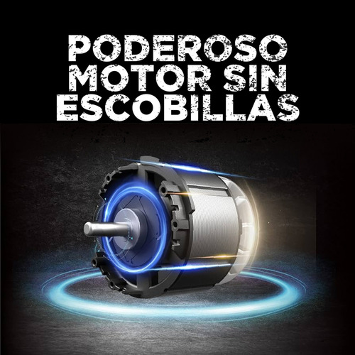 Rotomartillo Cincelador Industrial 20v Dongcheng 2 Baterias Color Azul Frecuencia 50 DCZC04-24EM